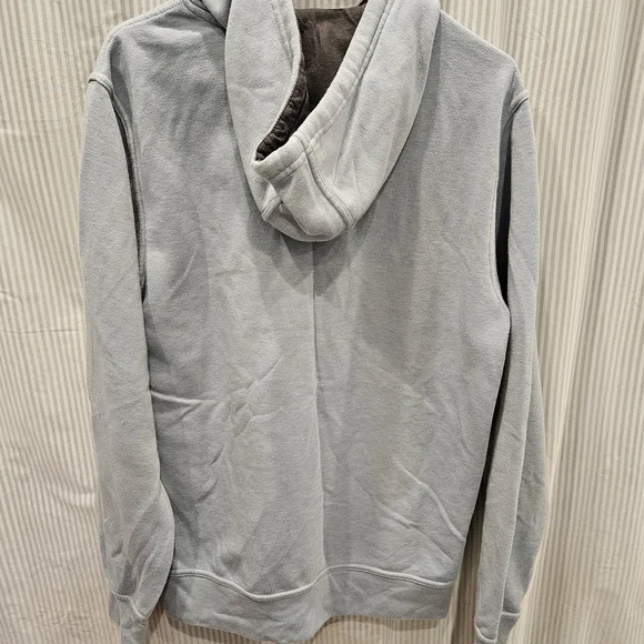 The North Face Men's Light Gray Zip-Up Hoodie - Picture 4 of 6